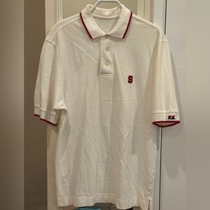 NWOT Stanford Off-White Polo Shirt, Men’s Size M